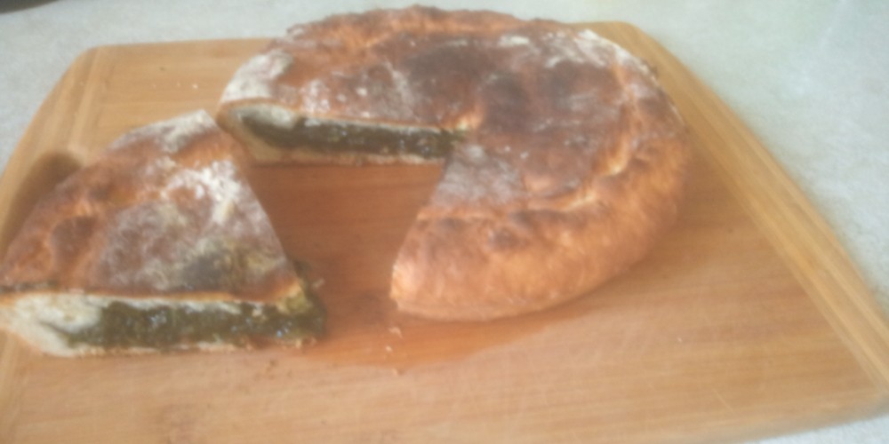 Сладкий пирог с щавелем