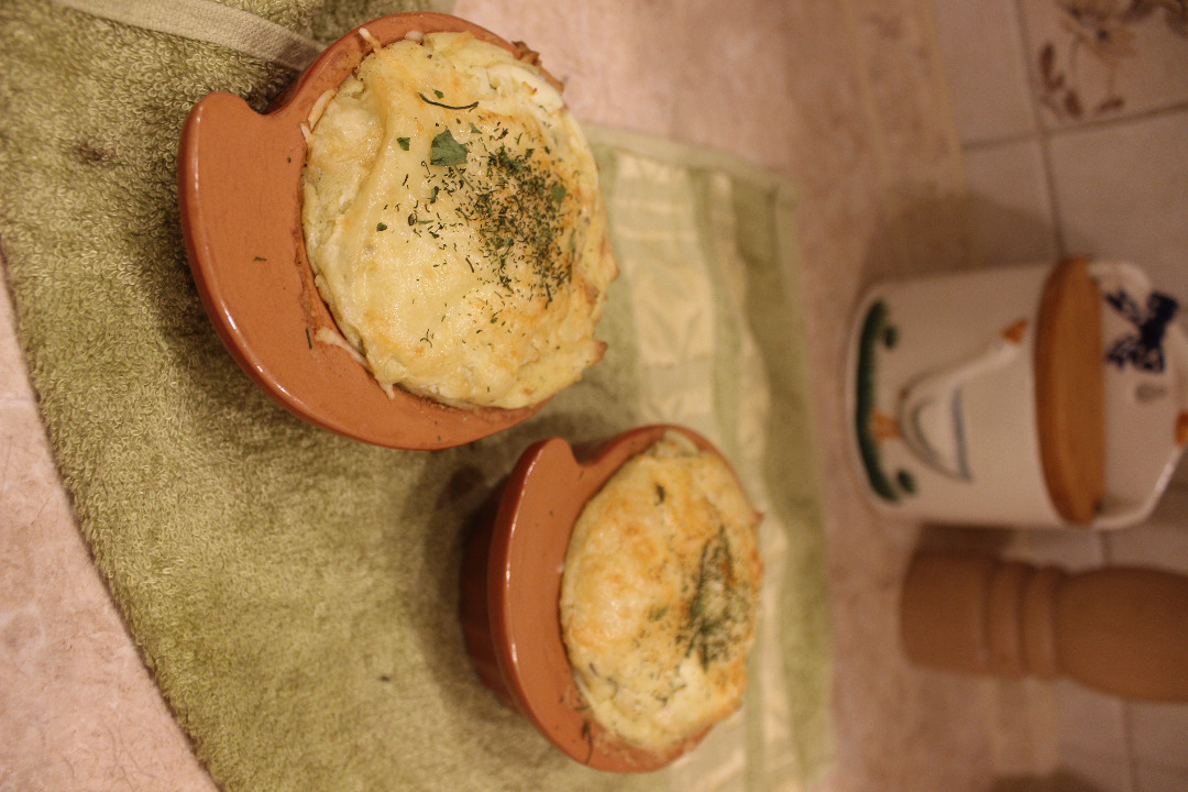 Картофельно-укропное суфле