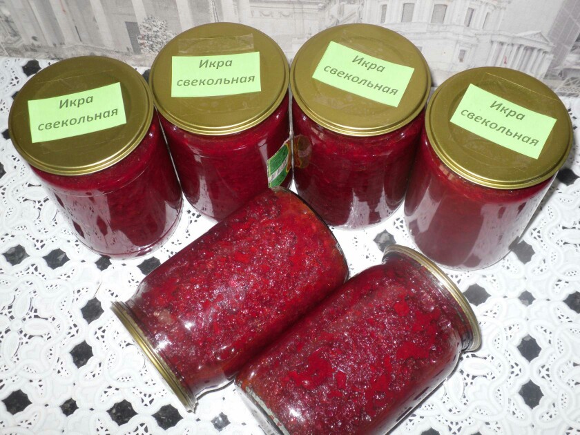 Свекольная икра (заправка для борща)😉