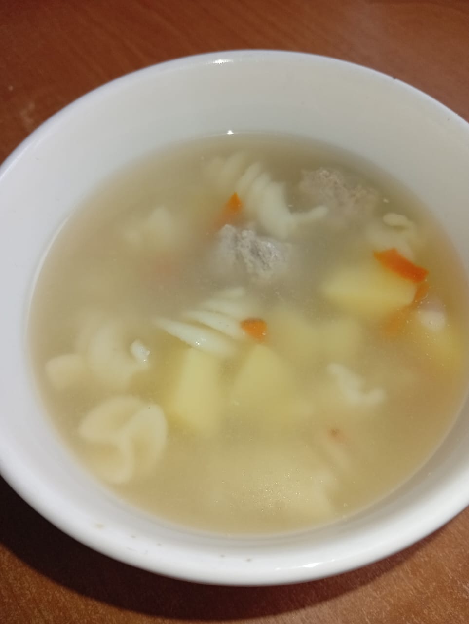 Суп с фрикадельками