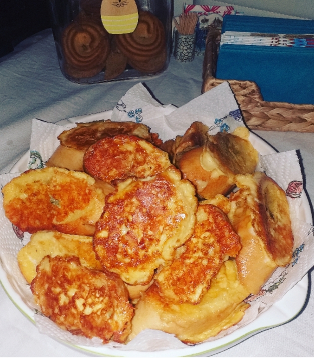 Гренки с сыром