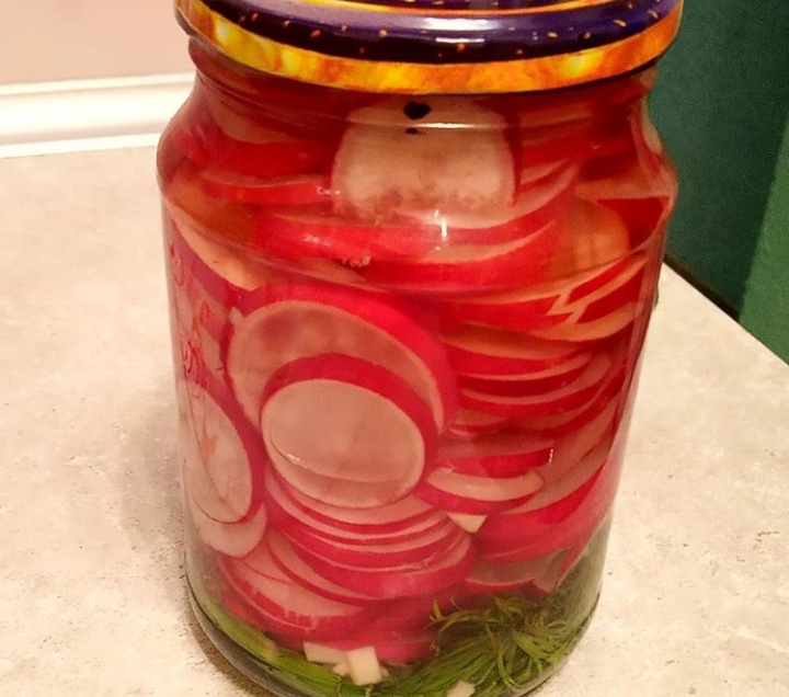 Маринованная редиска