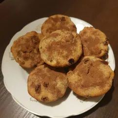 Банановые маффины с изюмом🍌🍪