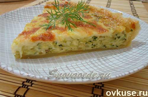 Пирог с кабачком, что может быть вкуснее