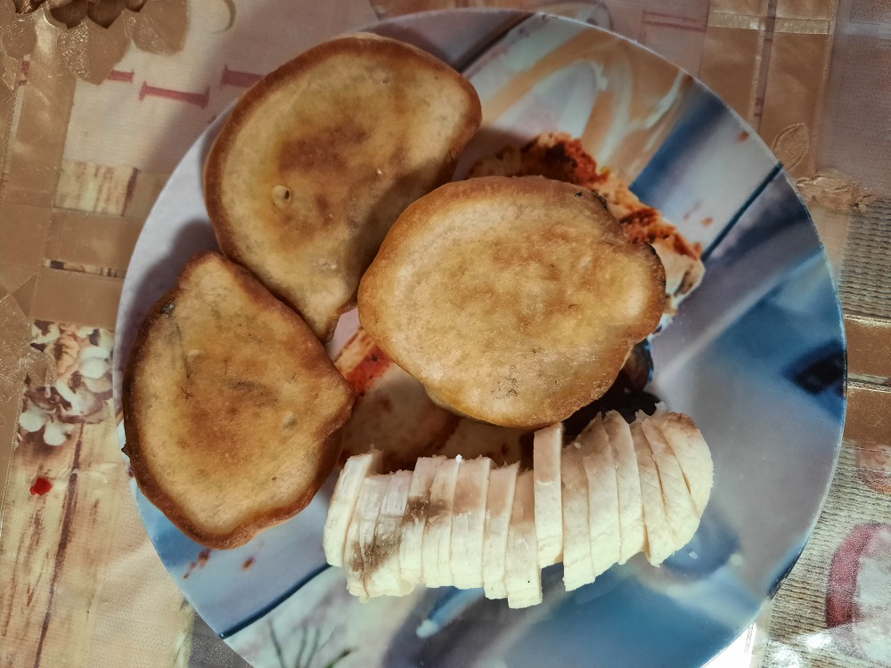 Панкейки с бананом