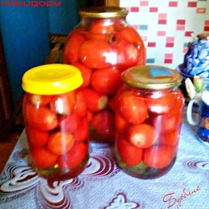 Маринованные сладкие помидоры #заготовки
