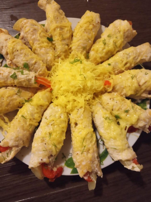 Крученики мясные