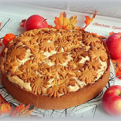 Яблочный пирог-торт
