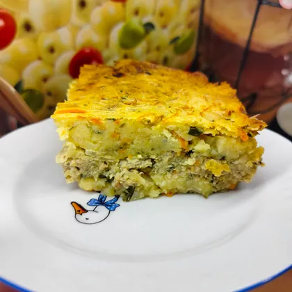 Запеканка из картофеля и рыбного фарша