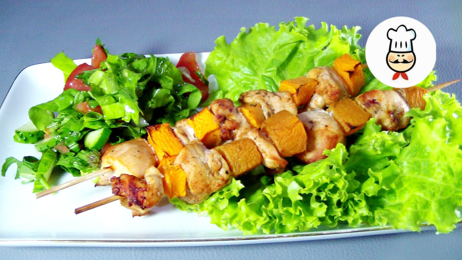 Нежный и вкусный ШАШЛЫЧОК из КУРИЦЫ И тыквы