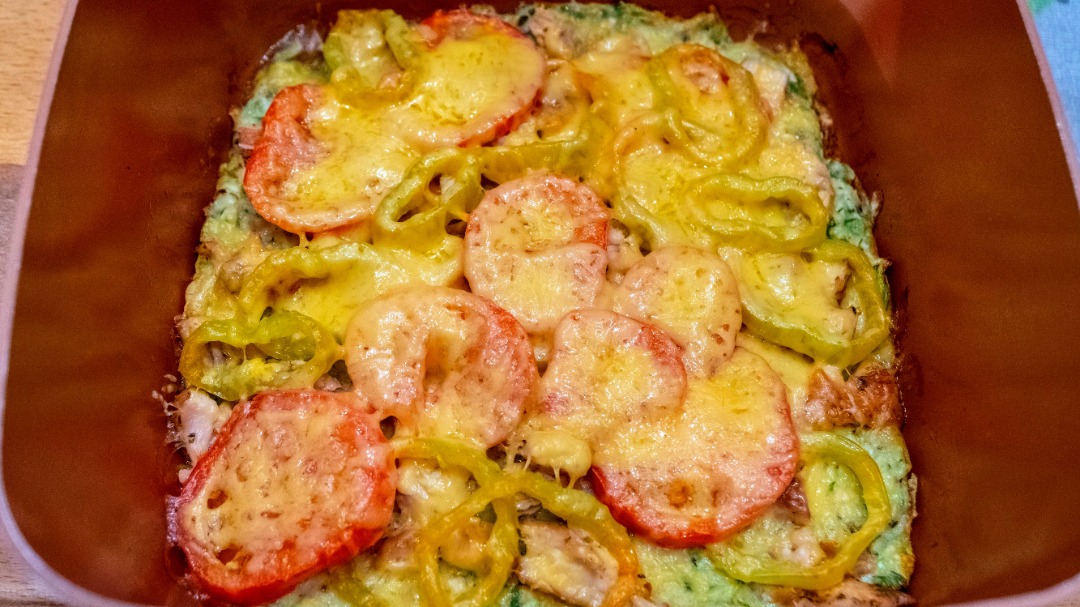 Вкуснейшая пицца из кабачков с куриной грудкой
