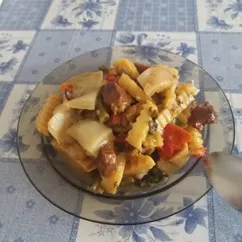 Мясо с овощами