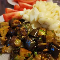Баклажаны с макаронами