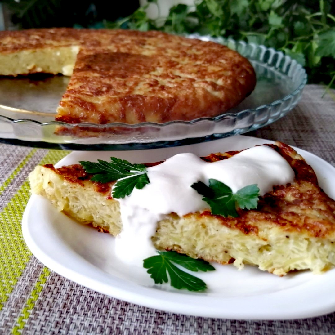 Картофельный пирог на сковороде за вкуснее драников рецепт с фото пошаговый  от Людмила Плеханова ✈ - Овкусе.ру