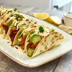 Мексиканские тако (tacos) с курицей 🌮