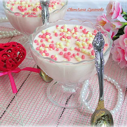 Творожный десерт 'Розовый вечер'