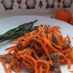 Салат с куриными сердечками ❤