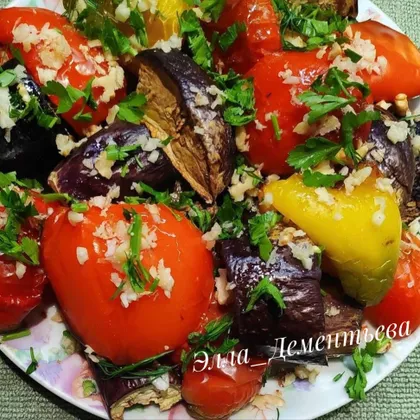 Овощи в духовке как на мангале — рецепт с фото пошагово