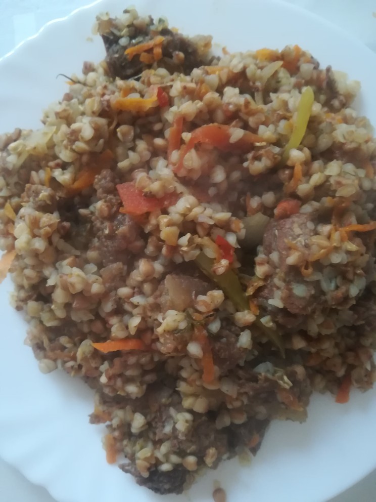 Гречка с мясом