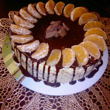 Торт медовый с апельсиновым курдом