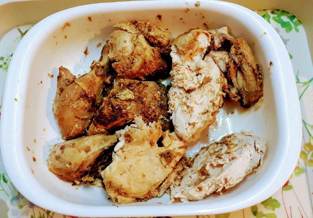 Курица с медом и горчицей в духовке - рецепт с фото
