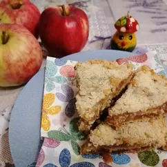 Пирог со штрейзельной крошкой 🍎