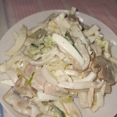 Салат 🥗 с кальмарами 🦑