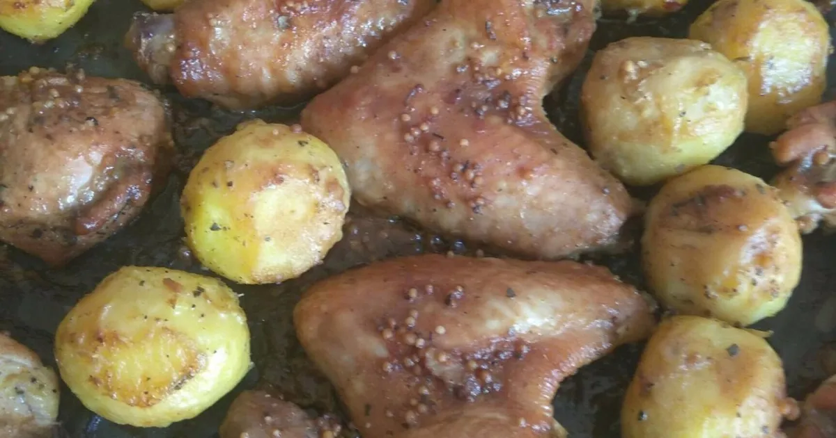 Крылышки в медовом соусе — рецепт от ВкусВилл