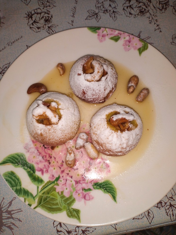 🌹Яблоки запечённые с орехами и мёдом🌹
