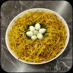 Салат "Гнездо глухаря"