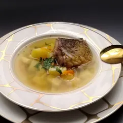 Уха из  головы сазана 