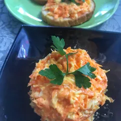 Морковный салат🥕🧀