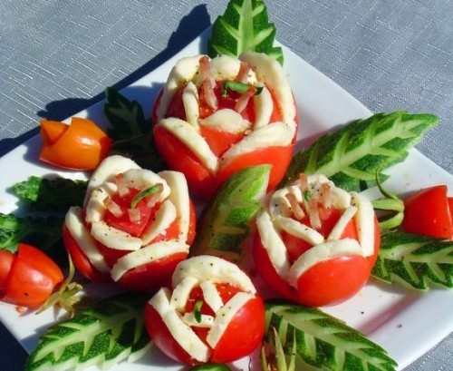 Закуска «Букет роз»