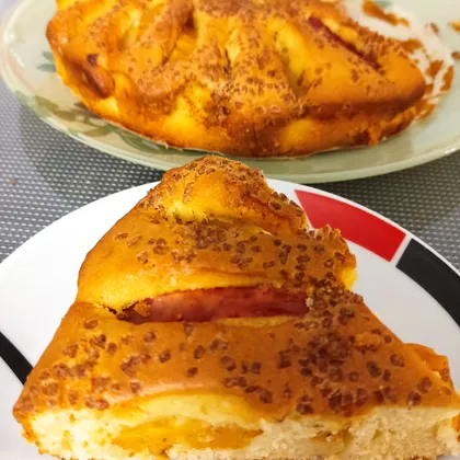 Шарлотка с яблоками