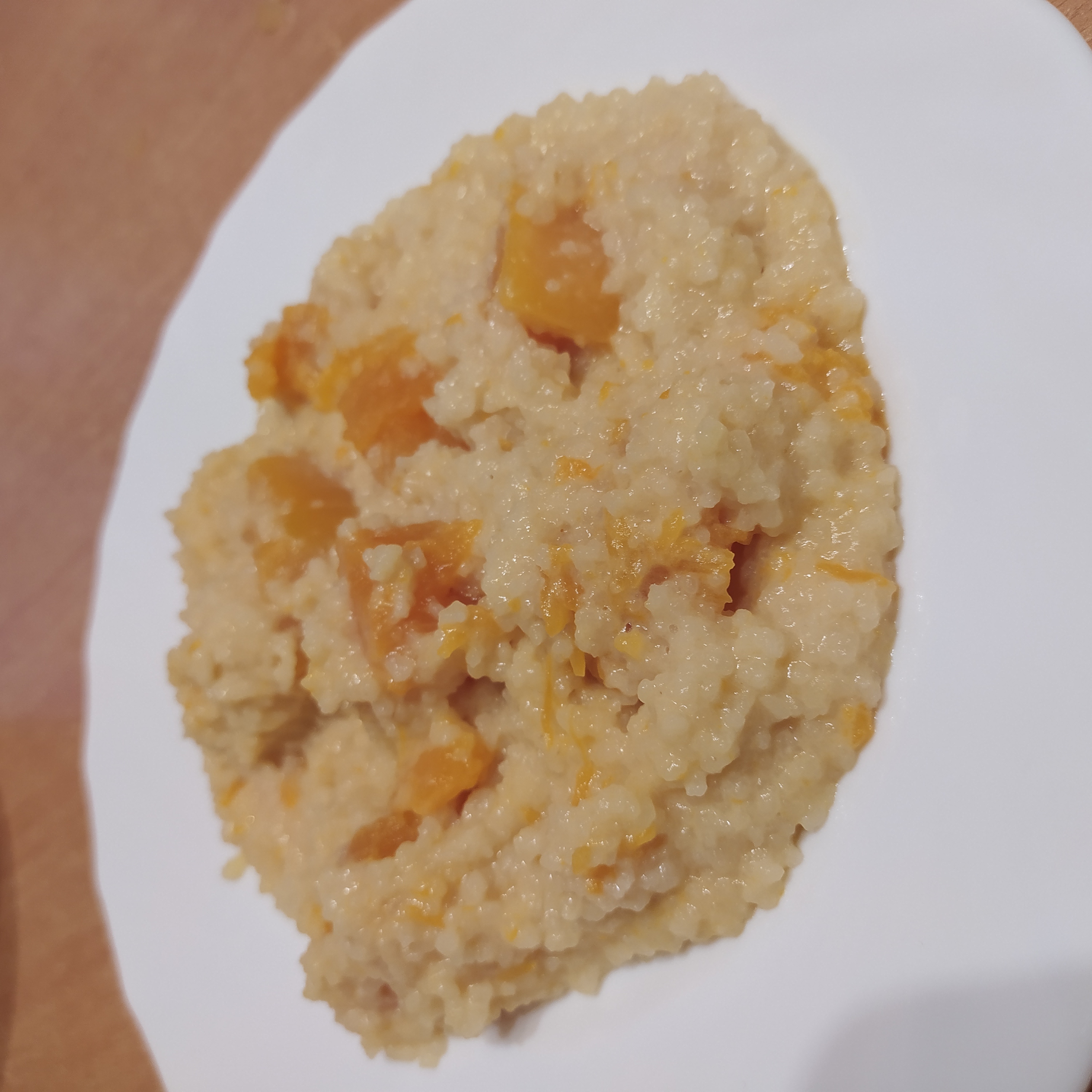 Кускус с тыквой на молоке (веган)
