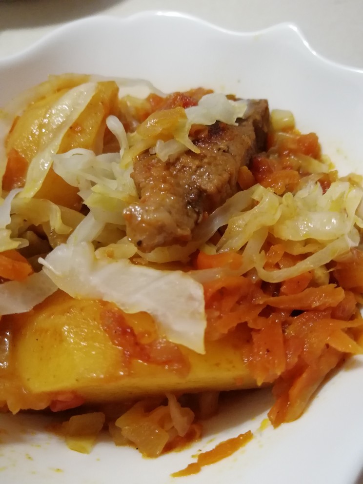 бигус классический рецепт с свежей капустой с фаршем с картошкой | Дзен