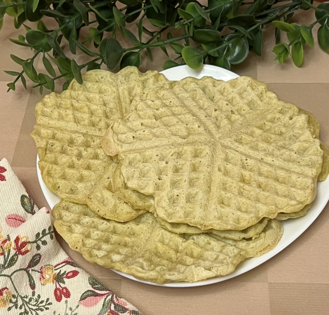 Вафли из кабачка