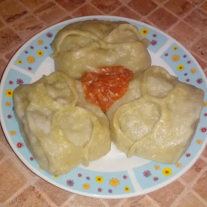 Манты (овощи+мясо)