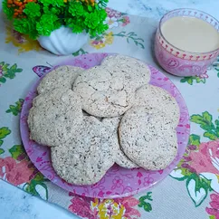 Печенье безе с шоколадом и орехами