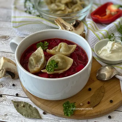 Постный борщ