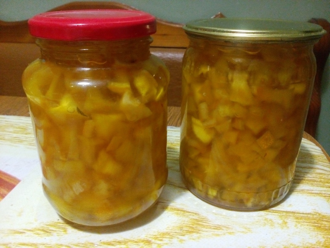 Варенье из кабачков с лимонами