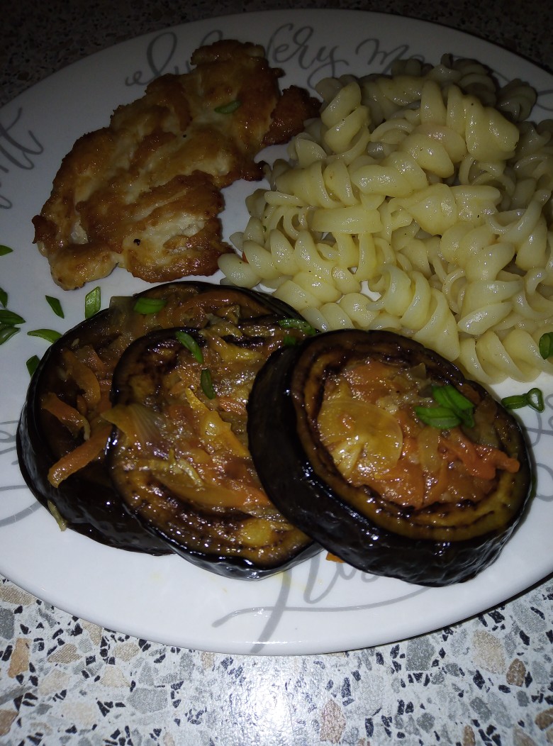 Баклажановые кольца