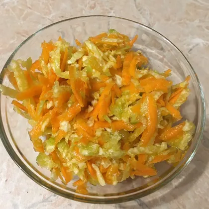 Редька с морковью