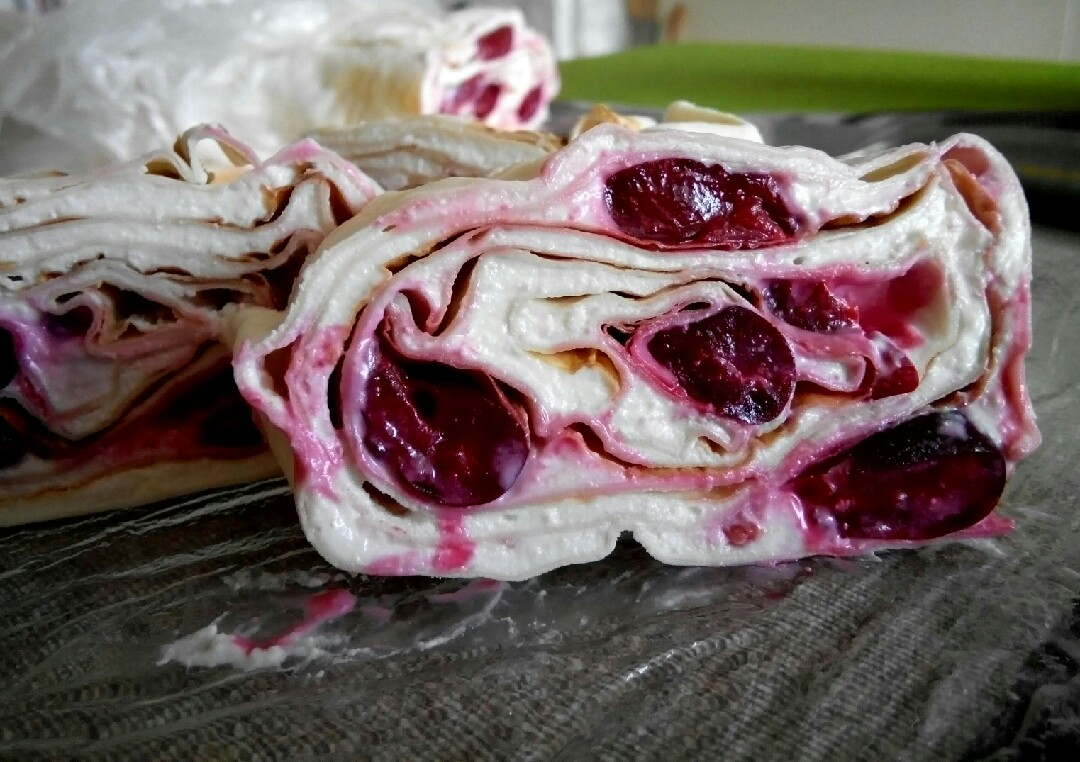 Творожный рулет из лаваша