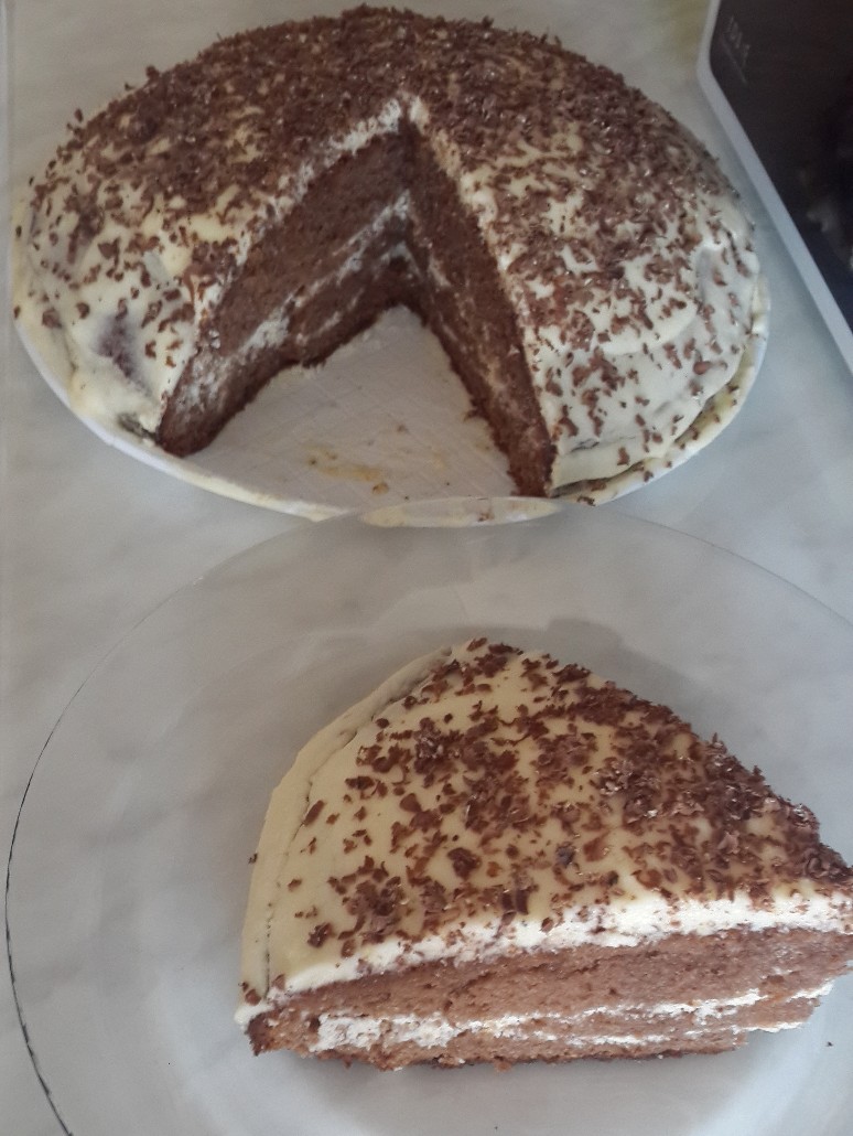 Торт из заварного крема – кулинарный рецепт