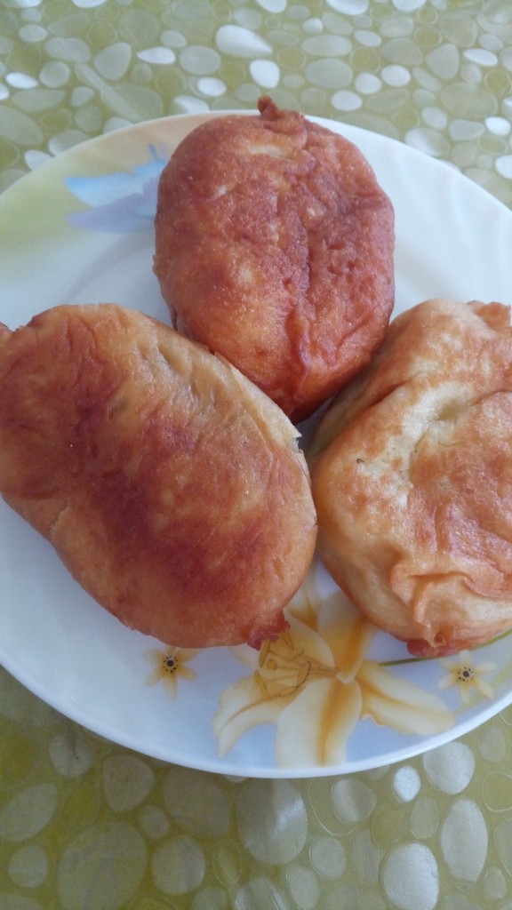 Жареные пирожки с картофелем