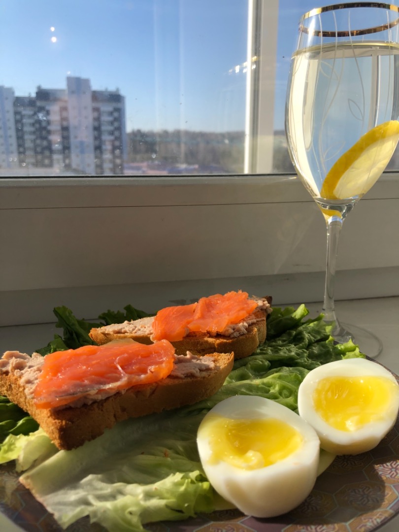 Бутерброд с сёмгой