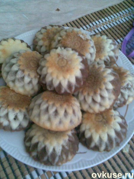 Шоколадно-кофейные кексики