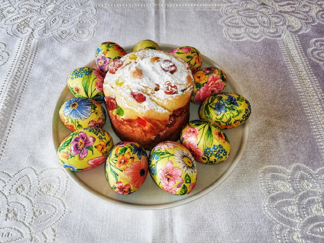 Кулич Краффин с цукатами