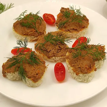 Домашний печеночный паштет из куриной печени